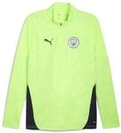 T-Shirt PUMA "Manchester City Trainingstop Herren", Herren, Gr. XL, fizzy apple blau