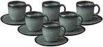like. by Villeroy & Boch Tasse "Kaffeetassen mit Untertassen Lave 190 ml 6er Set"