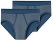 Schiesser Slip "Original Classics" 2er-Pack, mit kontrastfarbenem Karomuster