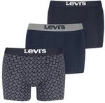 Levis Boxershorts "LEVIS MEN GIFTBOX DENIM BOXER BRIEF 3P" ohne Eingriff, mit