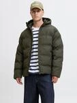 Jack & Jones Steppjacke "JJESOHO PUFFER HOOD SN" mit Kapuze