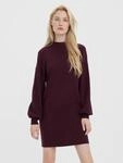 Vero Moda Strickkleid "VMNANCY LS FUNNELNECK DRESS GA NOOS" Viskosemischung, loose