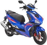 Luxxon Motorroller "F18" 50 cm&sup3; 45 km/h Euro 5 2,9 abschlie&szlig;bares Staufach, 2