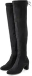 Overkneestiefel LASCANA "Slouchy Boots, Langschaft Stiefel, Schlupf-Boot", Damen, Gr.