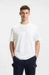 T-Shirt BOSS GREEN "Tee", Herren, Gr. L, wei&szlig; (wei&szlig;100), Single Jersey,