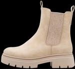 MARCO TOZZI Chelseaboots, Blockabsatz, Stiefelette, Herbstboots, Stretcheinsatz