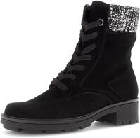 Gabor Schn&uuml;rstiefelette, Blockabsatz, Schn&uuml;rboots in Bequemweite G (= weit)