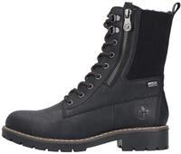 Winterstiefelette RIEKER, Damen, Gr. 36, schwarz, Lederimitat, unifarben, Schuhe