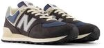 Sneaker NEW BALANCE "574", Damen, Gr. 40,5, schwarz, Synthetik, Textil, Schuhe
