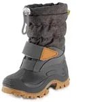 Snowboots LURCHI "Finn", M&auml;dchen, Gr. 26, braun (grau, gemustert), Synthetik,