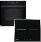 BAUKNECHT Backofen-Set "BBI4S8PM1SK" mit Teilauszug FlexiClean - zwei m&uuml;helose
