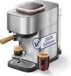PHILIPS baristina Espressomaschine "Plus in Edelstahl BAR500/00 mit Mahlwerk f&uuml;r