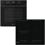 BAUKNECHT Backofen-Set "BBA2S85PU1K" mit 1-fach-Teleskopauszug FlexiClean - zwei