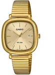 Quarzuhr, gold (goldfarben, gelbgoldfarben), CASIO TIMELESS COLLECTION, Armbanduhren,