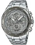 Chronograph CASIO EDIFICE, silber (silberfarben, grau), Armbanduhren, Herren,