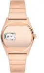 Quarzuhr LIEBESKIND BERLIN "Vinyl Vision", rosa (ros&eacute;goldfarben, wei&szlig;),