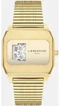 Quarzuhr LIEBESKIND BERLIN "Vinyl Vision", goldfarben, Armbanduhren, Damen, Quarzuhr,
