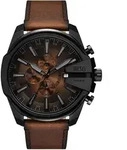 Chronograph DIESEL "Mega Chief Slim", schwarz (dunkelbraun, schwarz),...