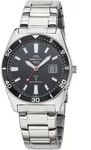 Funkuhr MASTER TIME "Super Power Sporty", silber (silberfarben, schwarz),