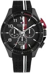Chronograph TOMMY HILFIGER "BANK", schwarz, Armbanduhren, Herren, Chronograph,
