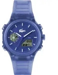 Chronograph LACOSTE "LC33", blau (transparent), Armbanduhren, Herren, Chronograph,