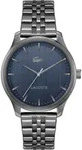 Quarzuhr LACOSTE "Lisbon", grau (anthrazit), Armbanduhren, Herren, Quarzuhr,