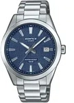 Quarzuhr CASIO EDIFICE, silberfarben, blau, Armbanduhren, Herren, Quarzuhr,