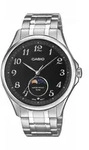 Quarzuhr, silberfarben, CASIO TIMELESS COLLECTION, Armbanduhren, Herren, Quarzuhr,