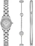 Quarzuhr MICHAEL KORS "LEXINGTON", silber (edelstahlfarben), Armbanduhren, Damen,