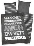 Herding Young Collection Wendebettw&auml;sche ""Manches sollte man einfach liegen lassen