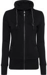 Sweatjacke RAGWEAR "RYLIE ZIP", Damen, Gr. S, schwarz (1010 schwarz), Sweatware,