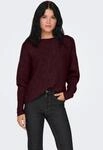 ONLY Strickpullover "ONLDANIELLA L/S PULLOVER KNT NOOS" Materialmix, regular fit