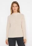 Strickpullover CECIL, Damen, Gr. L (42), beige (oat milk beige melange), Web, 100%