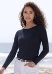Vivance Langarmshirt "mit Rippstruktur" aus weichflie&szlig;ender Qualit&auml;t mit...