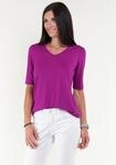 Seidel Moden V-Shirt mit Halbarm aus softem Material, MADE IN GERMANY