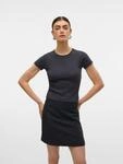 Vero Moda Kurzarmshirt "VMCHLOE SS SHORT TOP JRS NOOS" Baumwollmischung