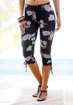 LASCANA Caprileggings "aus bequemen Jerseystoff" seitliche Raffung,...