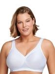 Sport-BH GLAMORISE, Damen, Gr. 85, Cup B, wei&szlig;, 75% Polyester, 20% Nylon, 5%