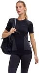 T-Shirt FALKE "Backpack-Ready Wool-Tech Light", Damen, Gr. XS, schwarz (schwarz