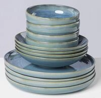 gipfelst&uuml;ck Tafelservice "Teller Set, Geschirr-Set, Service Tiefer See"