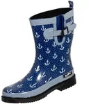 Gummistiefel BOCKSTIEGEL "Marleen", Damen, Gr. 37, blau (dunkelblau, multi),