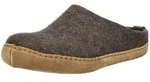 Hausschuh HAFLINGER "Haflinger Hausschuhe Filz", Damen, Gr. 39, braun, Filz,...