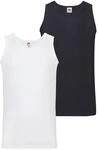 Fruit of the Loom Tanktop Packung, 2 Stk. aus reiner Baumwolle