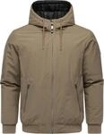 Winterjacke RAGWEAR "Stuartt YOUMODO", Herren, Gr. S (48), mokka, Obermaterial: 100%