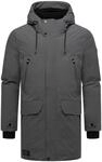 Stone Harbour Wintermantel "Kitraan XX" Langer Herren Winterparka mit zahlreichen