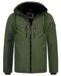 Winterjacke ALESSANDRO SALVARINI "ASMori", Herren, Gr. S, gr&uuml;n (schwarz olive),
