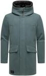 Kurzmantel STONE HARBOUR "Fenroos XX", Herren, Gr. S (48), blau (rauchblau),