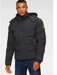 Steppjacke BRUNO BANANI, Herren, Gr. M (50), blau (marine), Web, Obermaterial:...