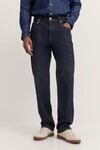 bugatti 5-Pocket-Jeans "Loose Fit" aus Luxury Raw Denim mit Stretch