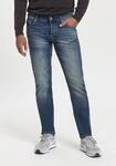 Bruno Banani Straight-Jeans "Dylan" gerade Beinform, Used-Waschung, niedrige